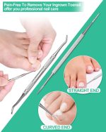 Podiatrist Toenail Clippers, Professional Thick Toenail Clippers for Thick & Ingrown Nails, Wide Jaw Opening Nail Clippers Set Toenail Clippers For Ingrown Manicure, Pedicure, Men, Women, Seniors - Image 6